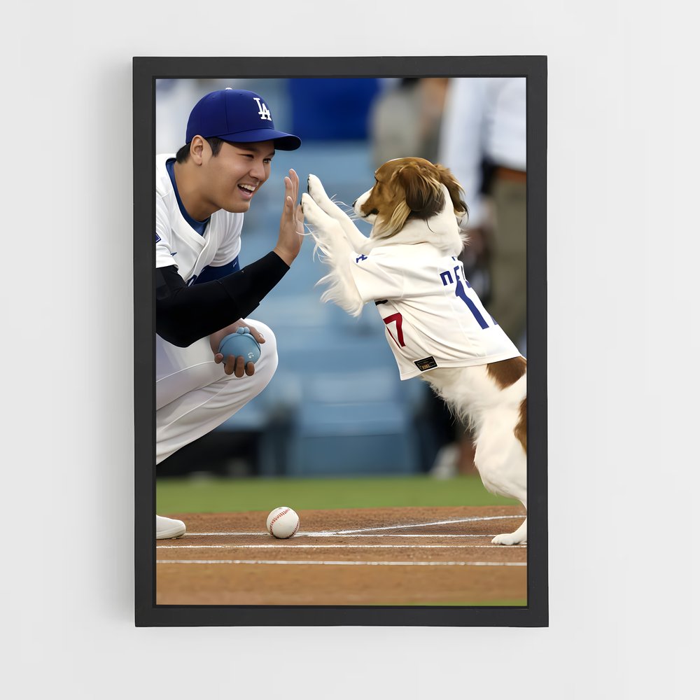 Poster Home Run Canin – affiche Baseball (vue 2)